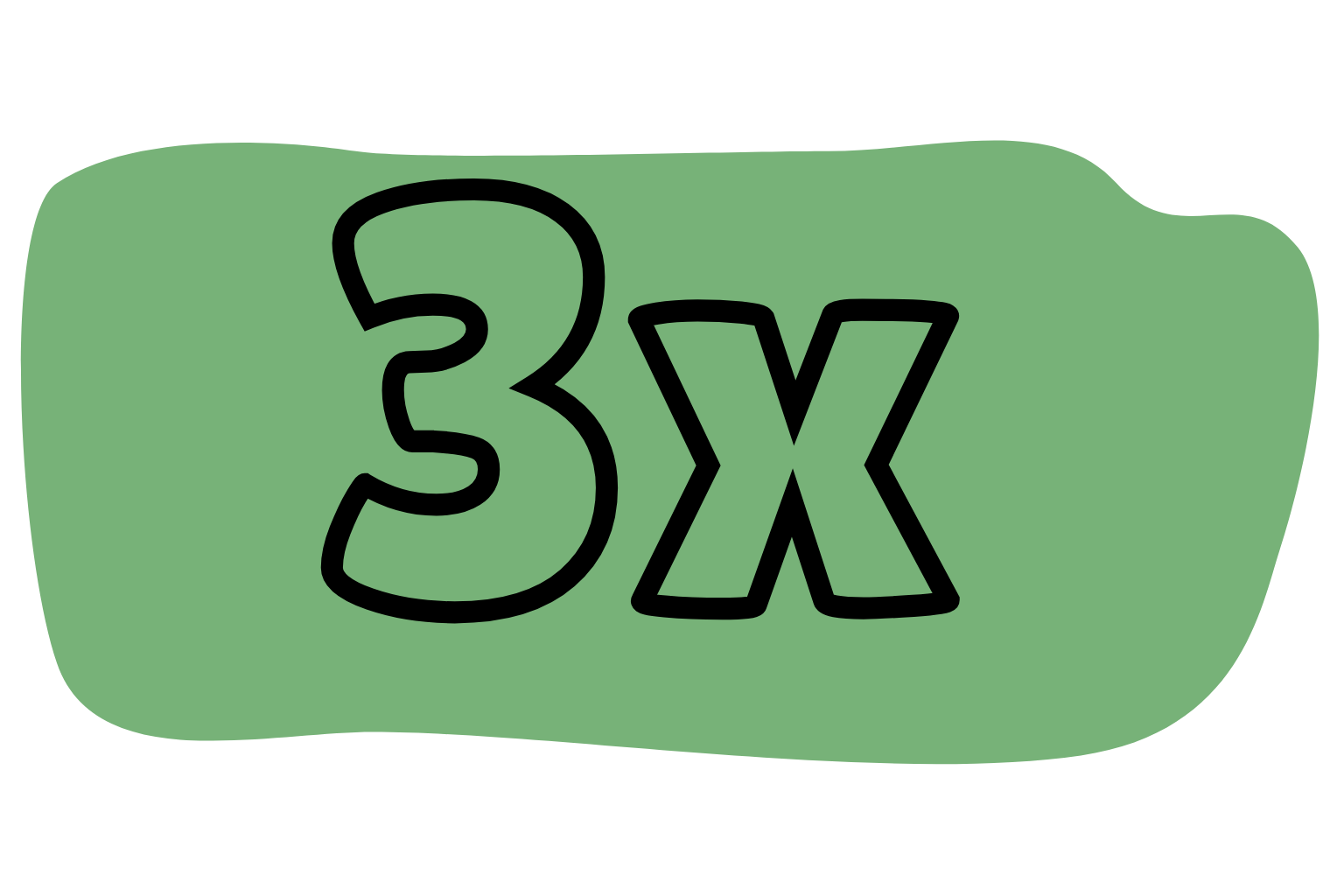 3x